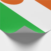 ニジェール国旗（アフリカ国） ラッピングペーパー (角)