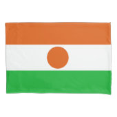 ニジェール国旗（アフリカ国） 枕カバー (正面左)