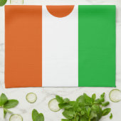 ニジェール国旗 キッチンタオル (折り畳み)