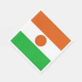 ニジェール国旗 スタンダードランチョンナプキン (角)