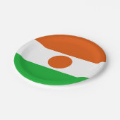 ニジェール国旗 ペーパープレート (アングル)