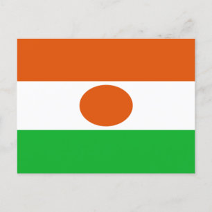 ニジェール国旗 ポストカード