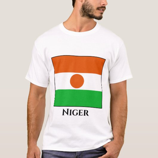 ニジェール国旗 Tシャツ (正面)