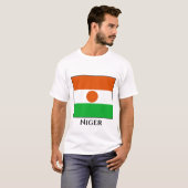 ニジェール国旗 Tシャツ (正面フル)