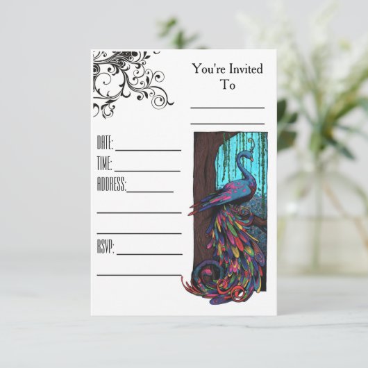 ニジクジャク 招待状 (スタンド正面)