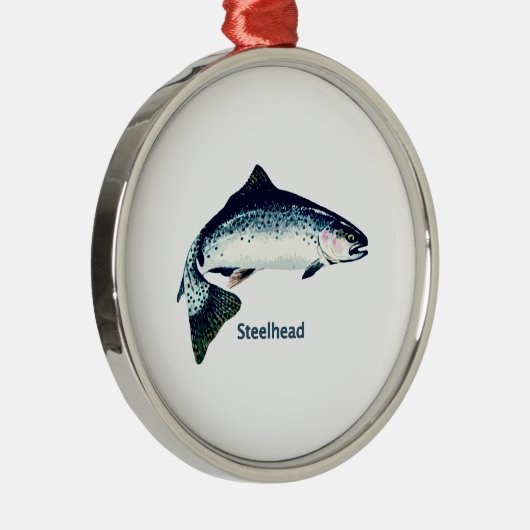 ニジマスのオーナメント メタルオーナメント (右)