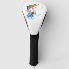 ニジマスのジャンプ ゴルフヘッドカバー