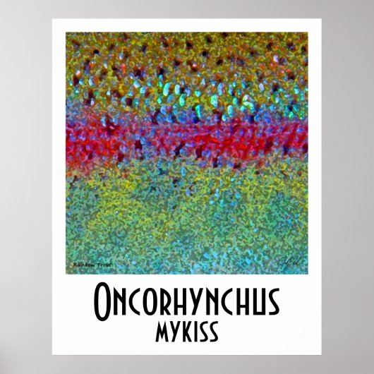 ニジマスのポスター ポスター (正面)