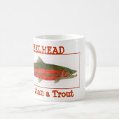 ニジマスのマグ コーヒーマグカップ (正面右)