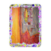 ニジマスの点滴 マグネット (縦)