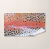 ニジマスの皮抽象芸術タオル バスタオルセット (ハンドタオル)