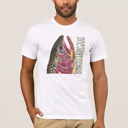 ニジマスの頭 Tシャツ (正面)