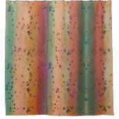 ニジマスの魚の皮のおもしろい斑点パターン シャワーカーテン (正面)