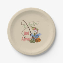 ニジマスの魚釣り-大きい1得られた遠くにの