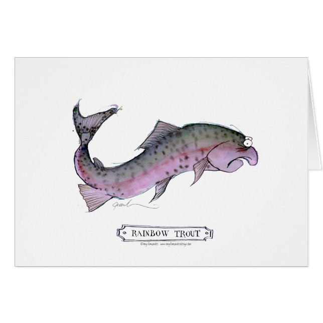 ニジマスの魚、贅沢なfernandes (正面横)