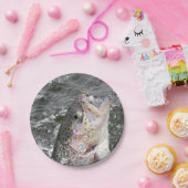 ニジマスは餌を取ります ペーパープレート (パーティー)