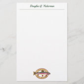 ニジマスフライフィッシングフライガイカスタム 便箋 (正面)