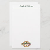 ニジマスフライフィッシングフライガイカスタム 便箋 (正面/裏面)