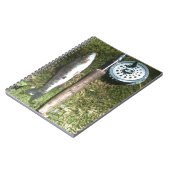 ニジマス及びフライフィッシングリール ノートブック (左側)