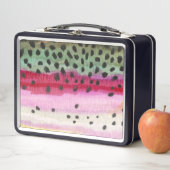 ニジマス皮フライ釣り メタルランチボックス (インサイチュ)