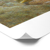 ニジマス絵画のポスター ポスター (角)