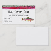 ニジマス絵画ズ 名刺 (正面/裏面)