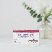 ニジマス絵画ズ 名刺 (スタンド正面)