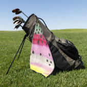 ニジマス肌 ゴルフタオル (グリーン)