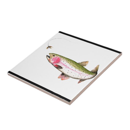 ニジマス釣り タイル (側面)