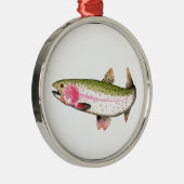 ニジマス釣り メタルオーナメント (右)
