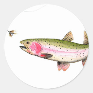 ニジマス釣り ラウンドシール