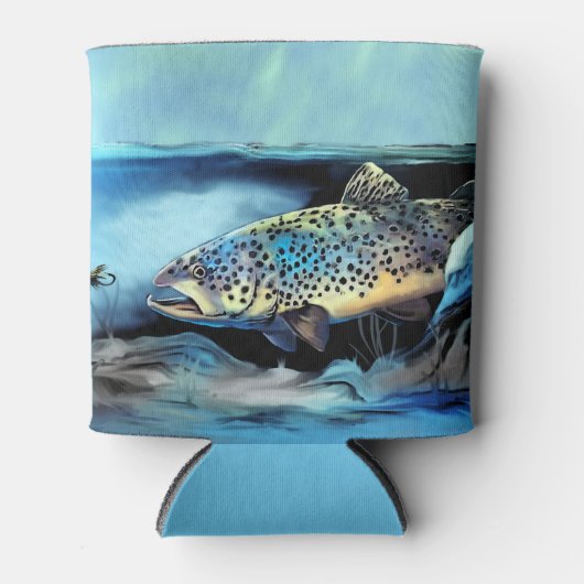 ニジマス釣り 缶クーラー (正面)