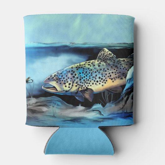 ニジマス釣り 缶クーラー (裏面)