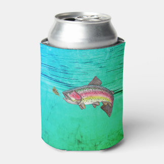 ニジマス釣り 缶クーラー