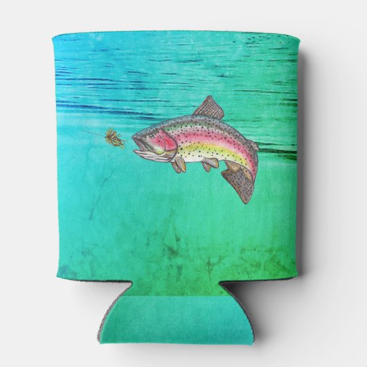 ニジマス釣り 缶クーラー (裏面)