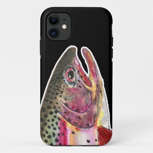 ニジマス釣り Case-Mate iPhoneケース (裏面)