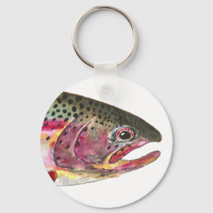 ニジマス魚 キーホルダー