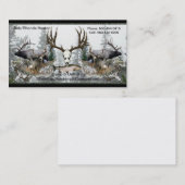 ニジマス2を持つキャンプ6の装身具商 名刺 (正面/裏面)