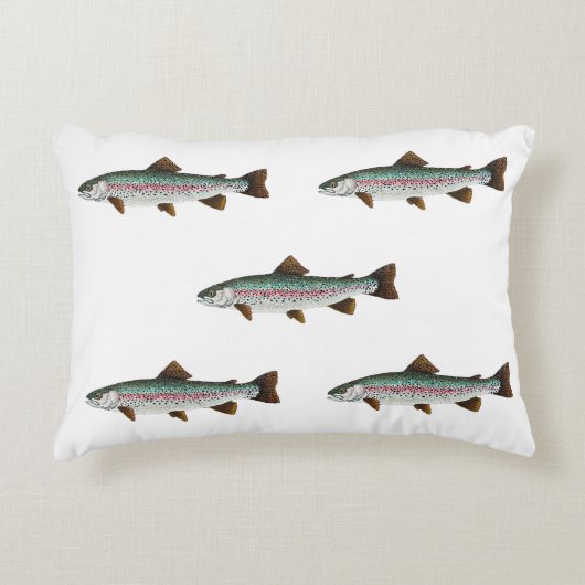 ニジマス アクセントクッション (正面)