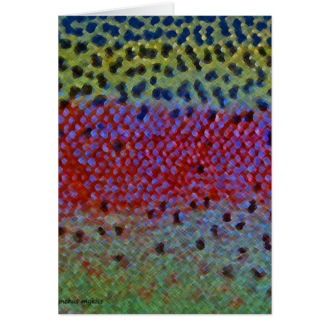 ニジマス-カード (正面)