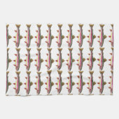 ニジマス キッチンタオル (横)