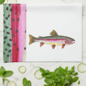 ニジマス キッチンタオル (折り畳み)