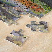 ニジマス ジグソーパズル (側面)