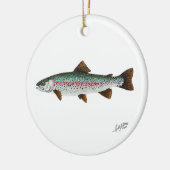 ニジマス セラミックオーナメント (左)