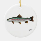 ニジマス セラミックオーナメント (裏面)