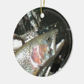 ニジマス セラミックオーナメント (左)