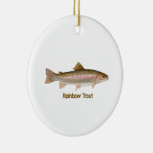 ニジマス(タイトルを付けられる) セラミックオーナメント (右)