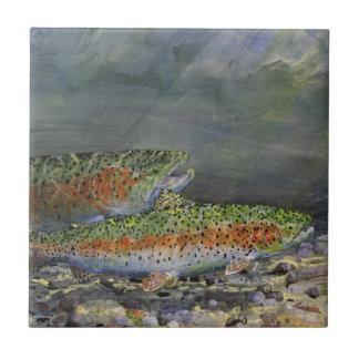 ニジマス タイル