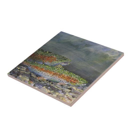 ニジマス タイル (側面)