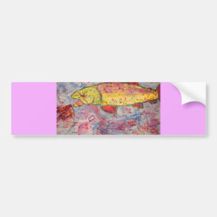 ニジマス バンパーステッカー